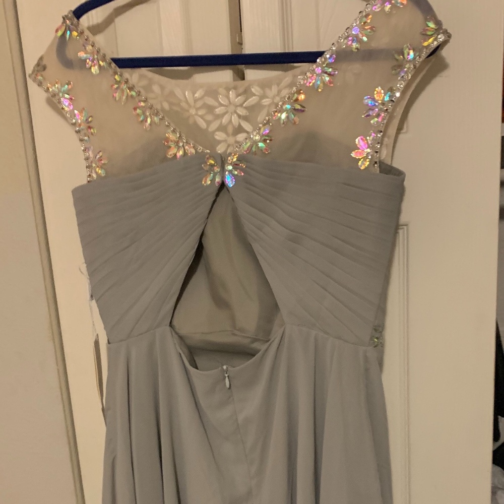 Chiffon Rhinestone Formal Dress - Picture 4 of 4